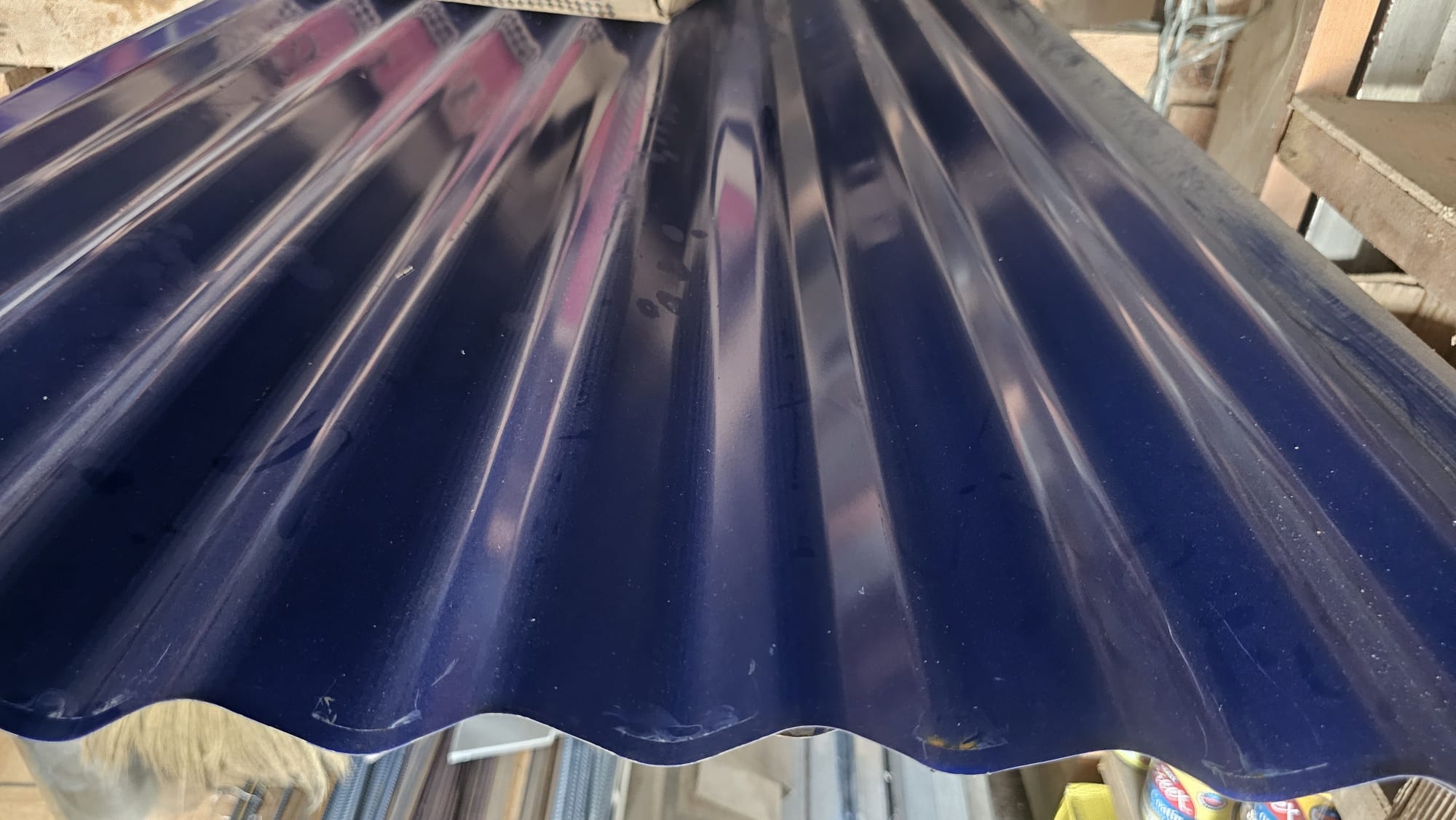 CORROGATED ROOFING GI (blue) g0.50 x 8'