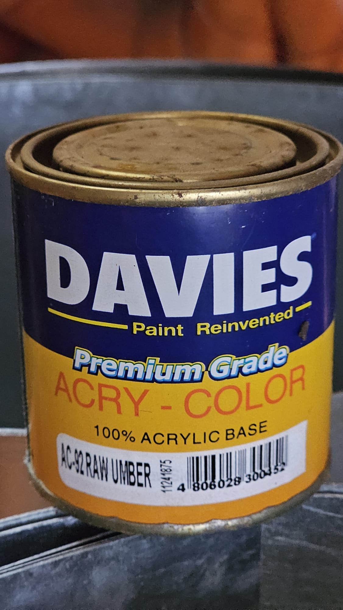 Davies Latex Tinting 1/4L Color (RAW UMBER)
