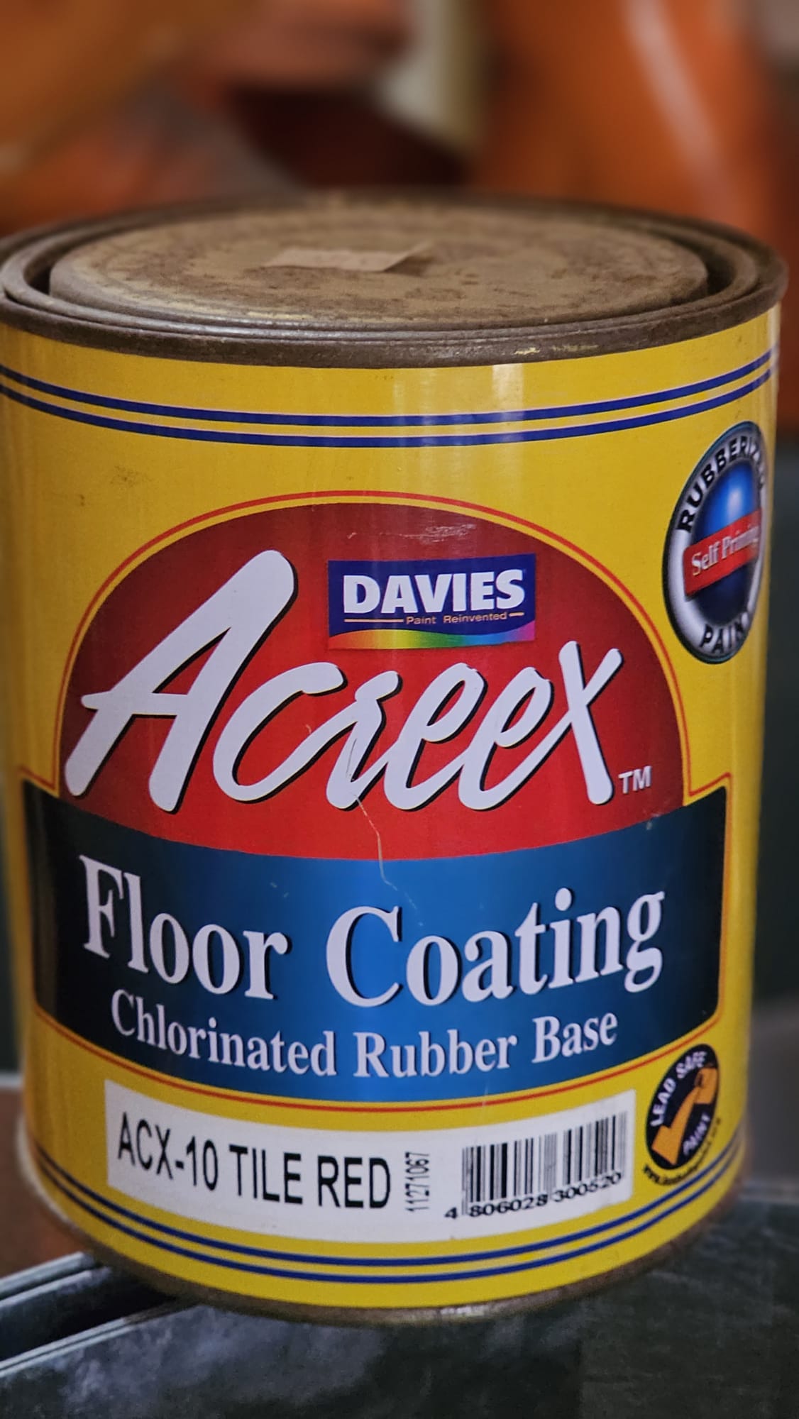 Davies Acreex Floor Coating 1L Color (TILE RED)