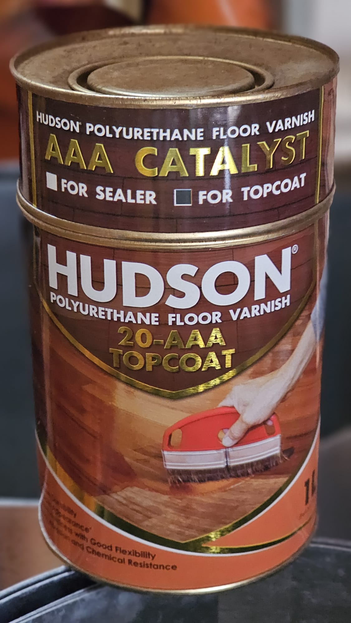 Hudson Polyurethane Floor Varnish Top Coat