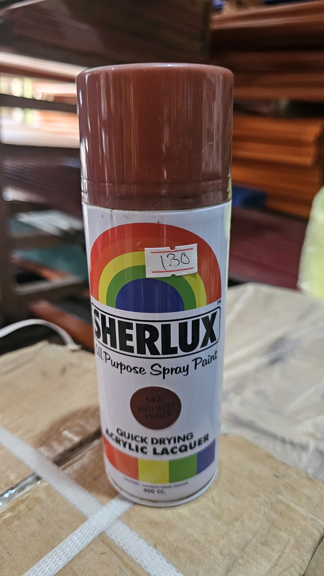 Spray Paint SHERLUX (ANTI RUST PRIMER)