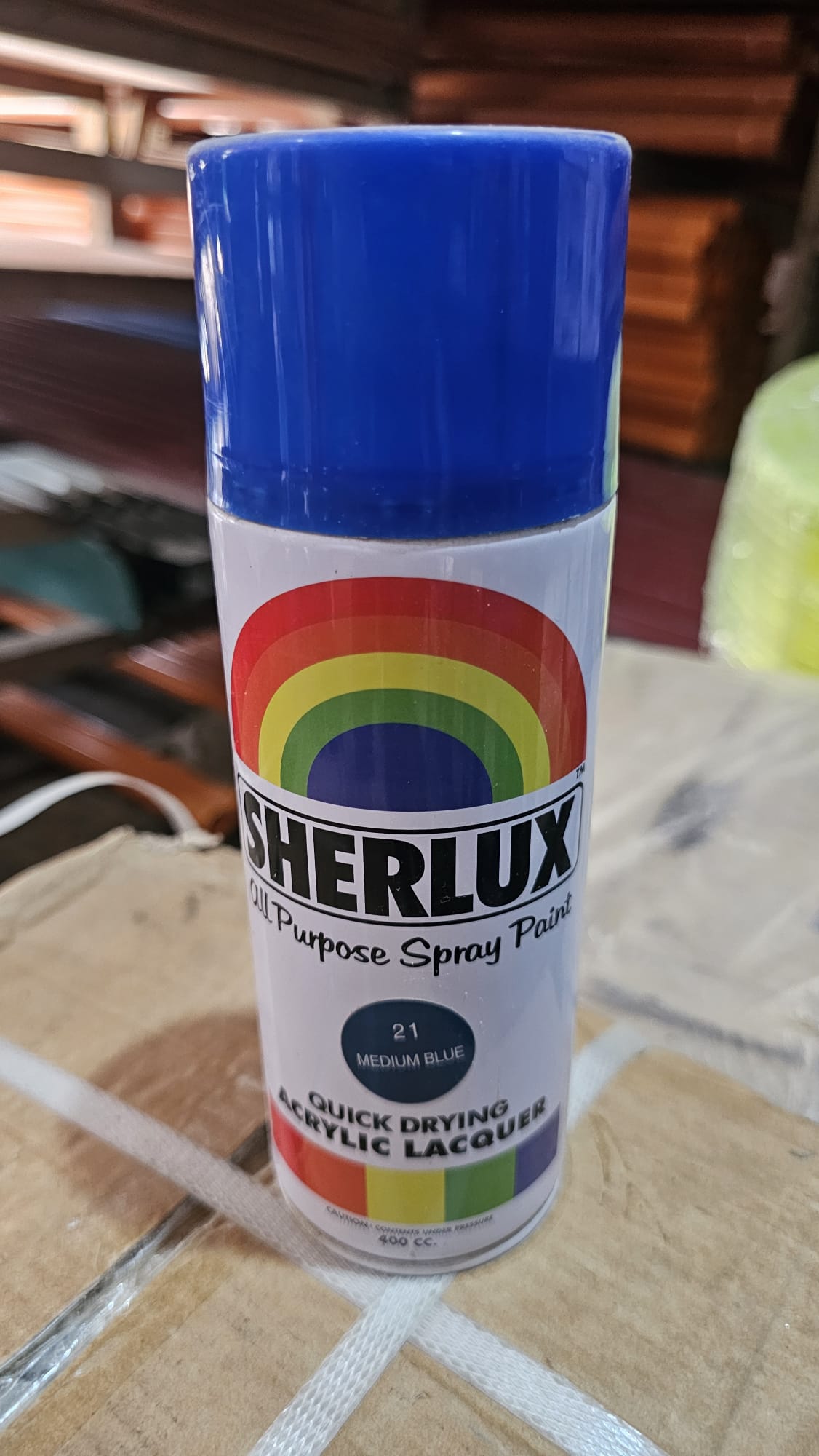 Spray Paint SHERLUX (MEDIUM BLUE)