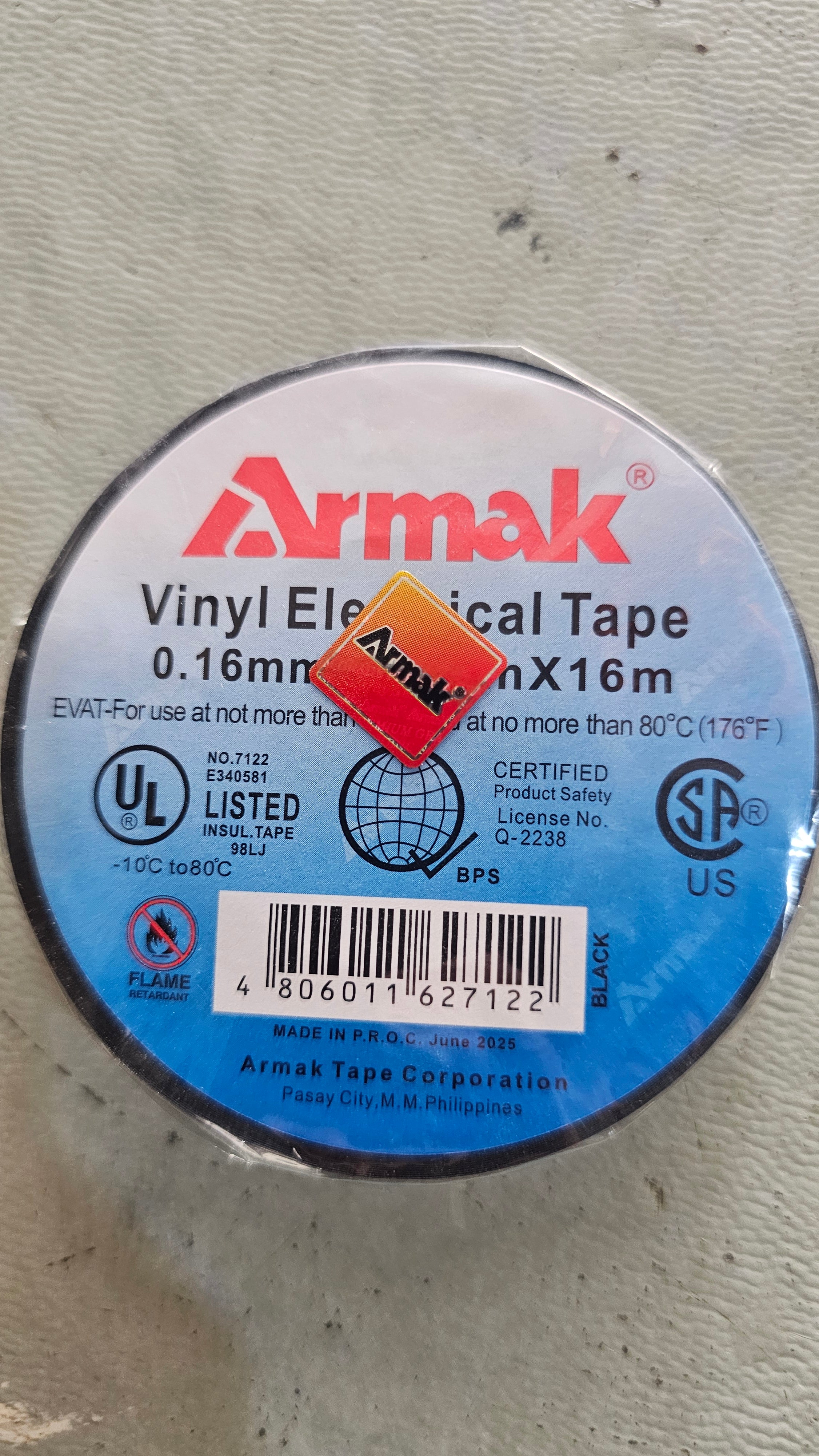 Electrical Tape 19mmx16m (Armak)