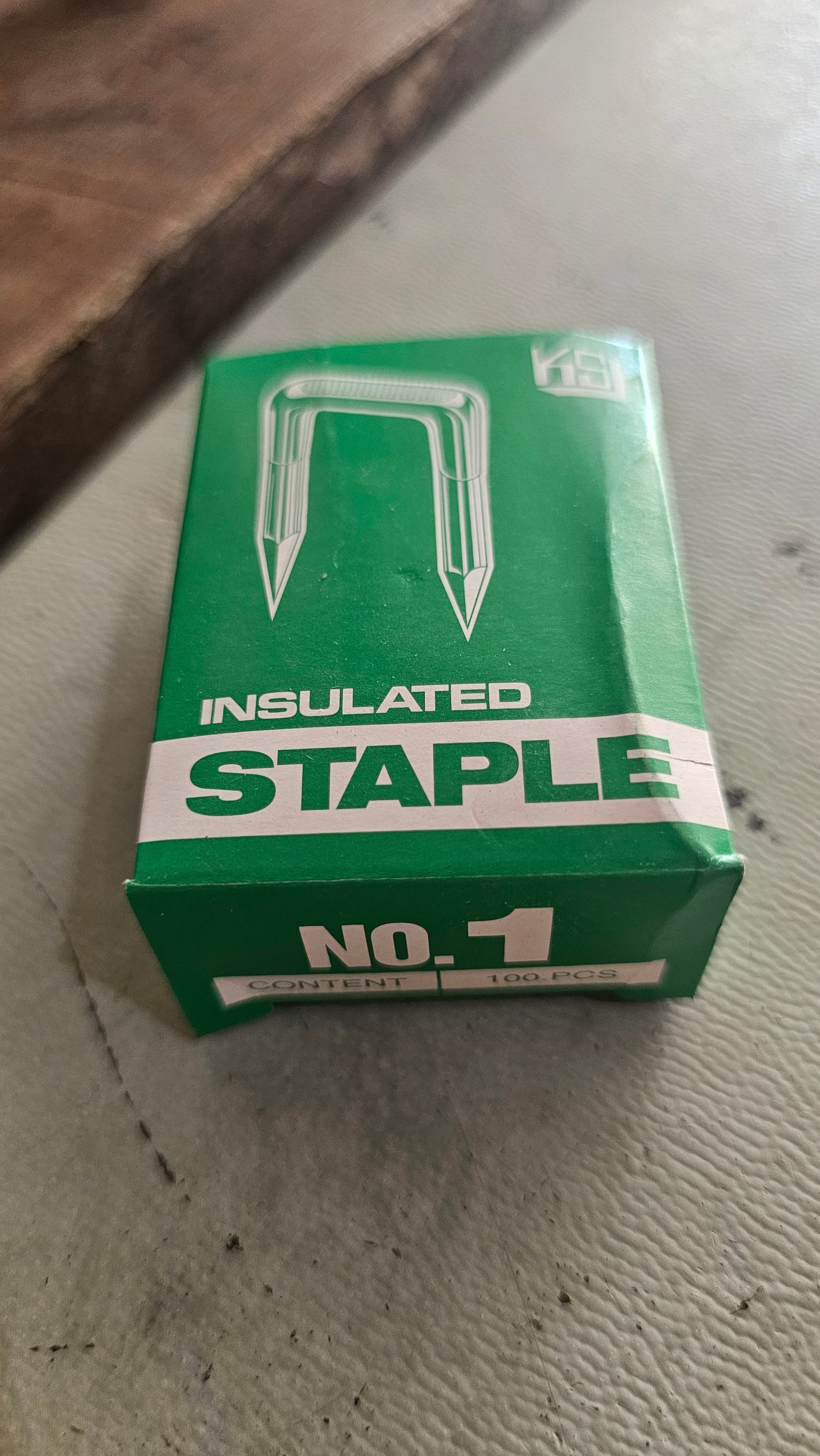 Insulated staple wire No.1