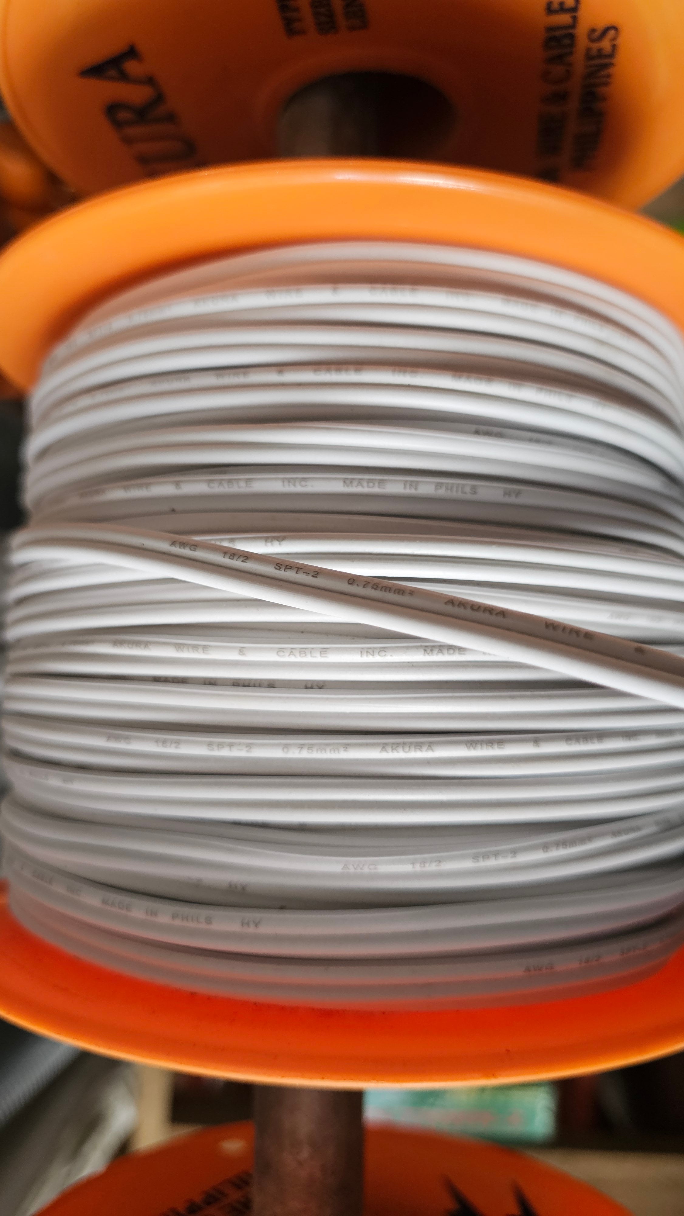 Flat chord-white #16/2 /meter