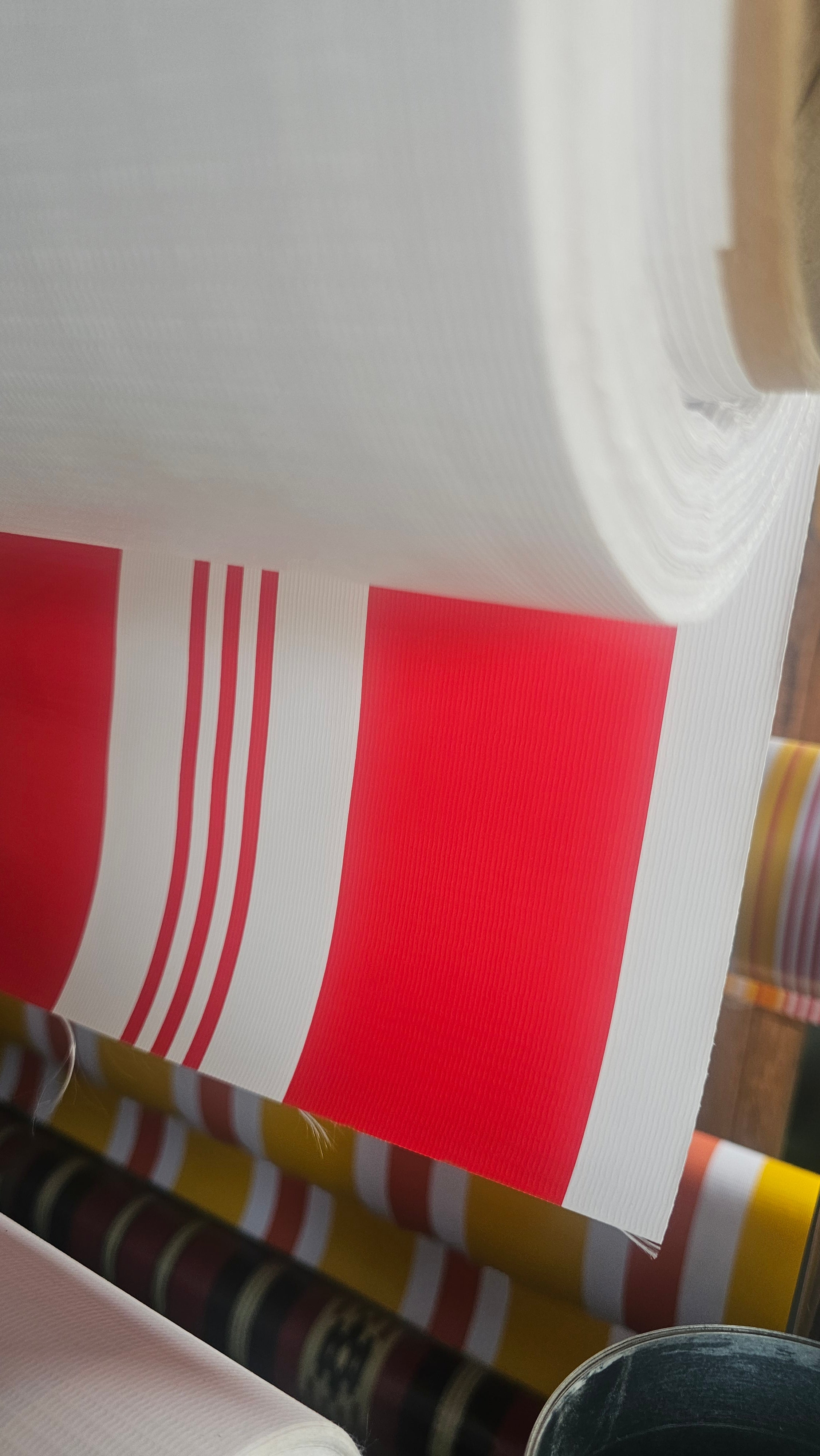 Trapal Single-Stripe Red/White