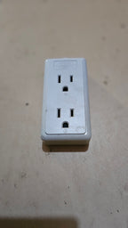 Flat w/ ground socket 2-Gang (FOCUS)