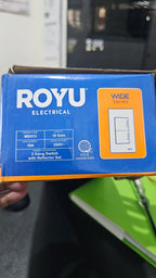 Switch 2 Gang-wide series w/ reflector (ROYU)
