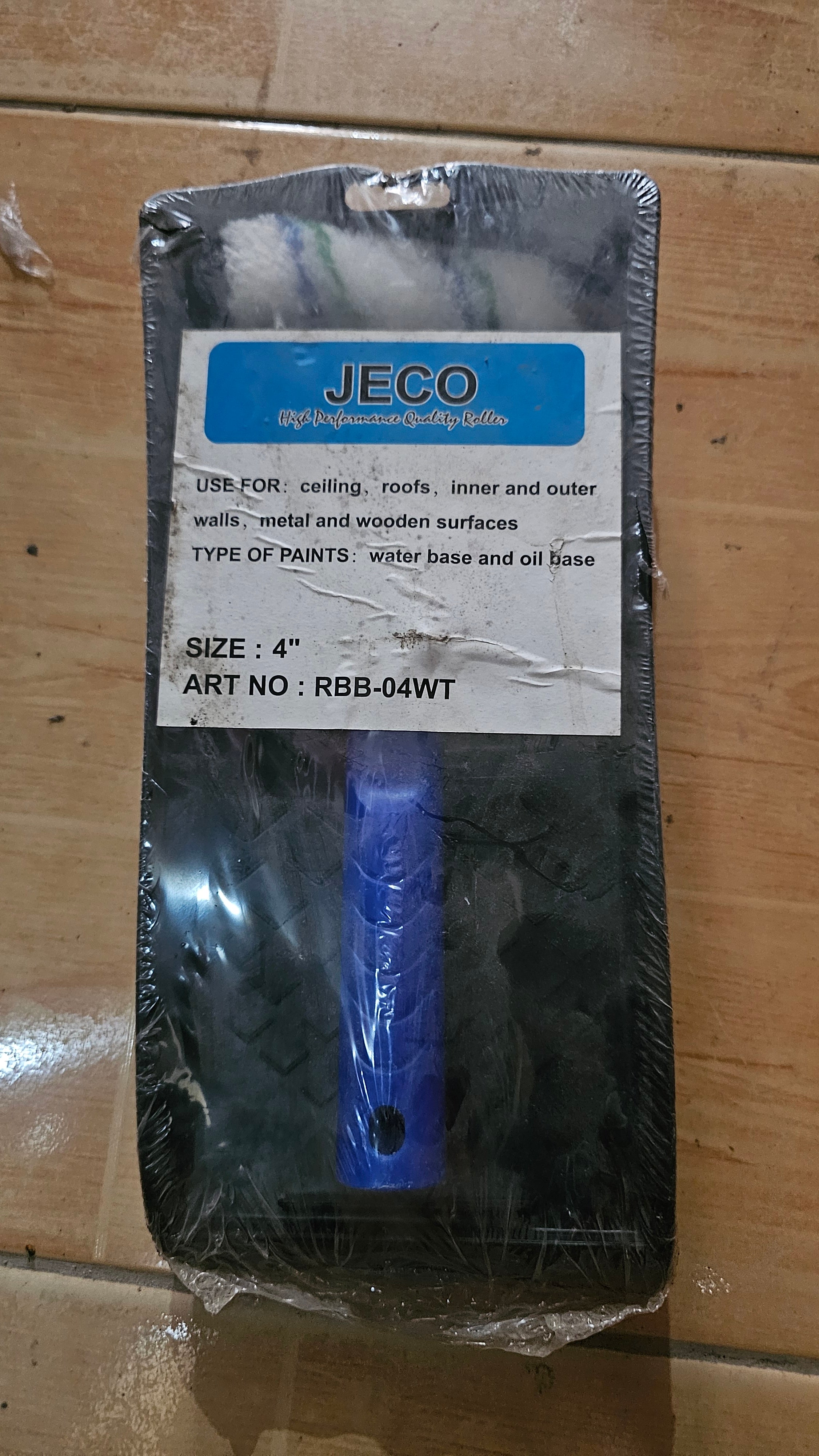 Paint Roller 4" w/ tray (JECO)