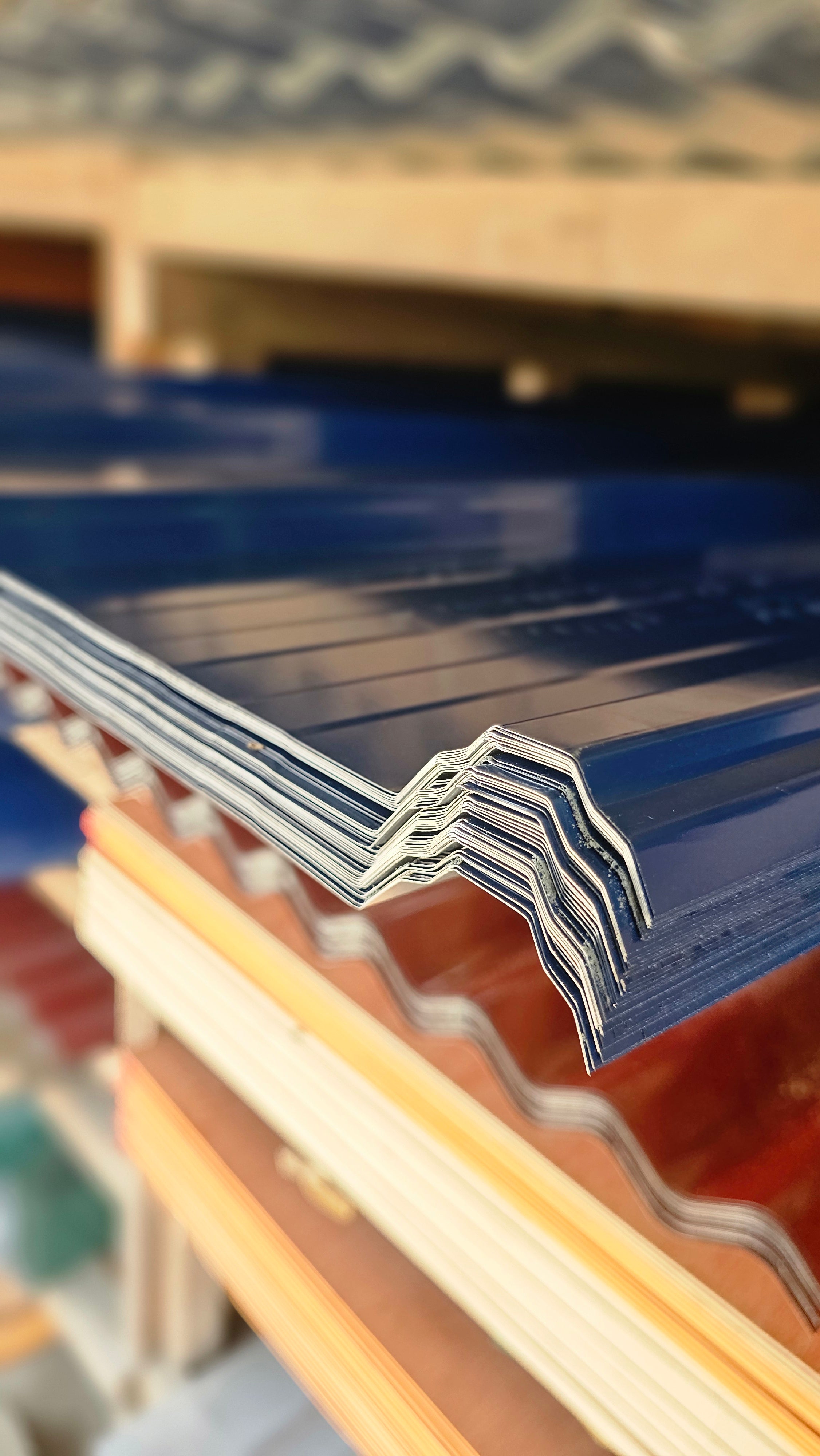 RIBTYPE ROOFING GI (blue) g0.50 x 10'