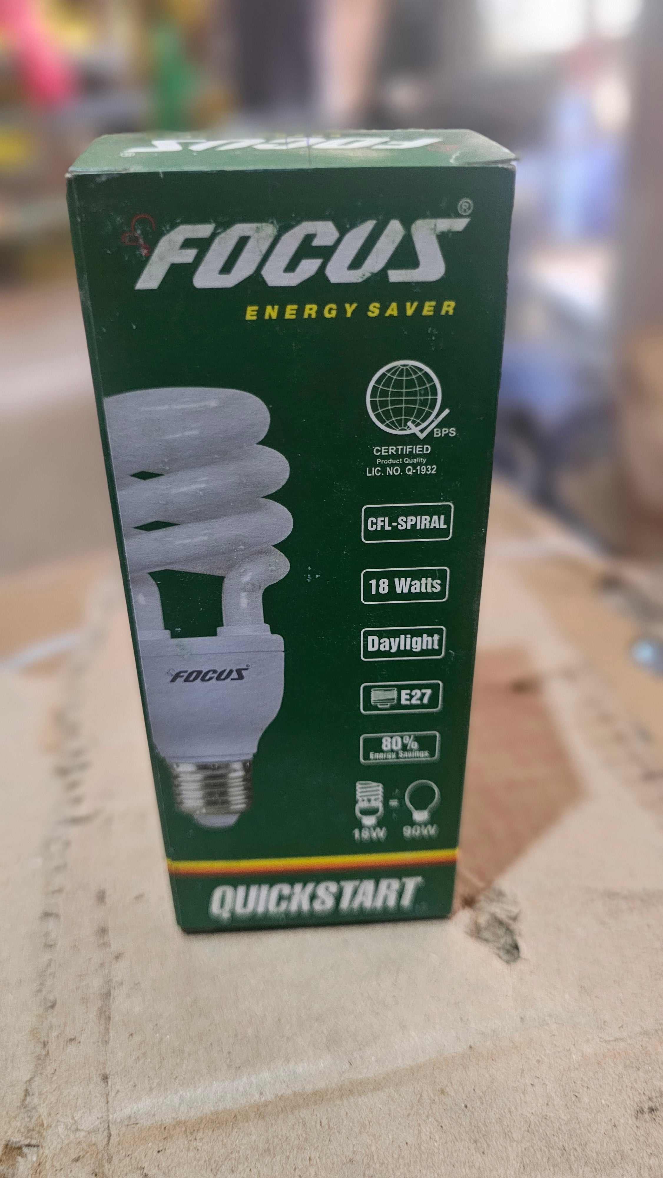 CFL Spiral energy saving Bulb 18w (FOCUS)