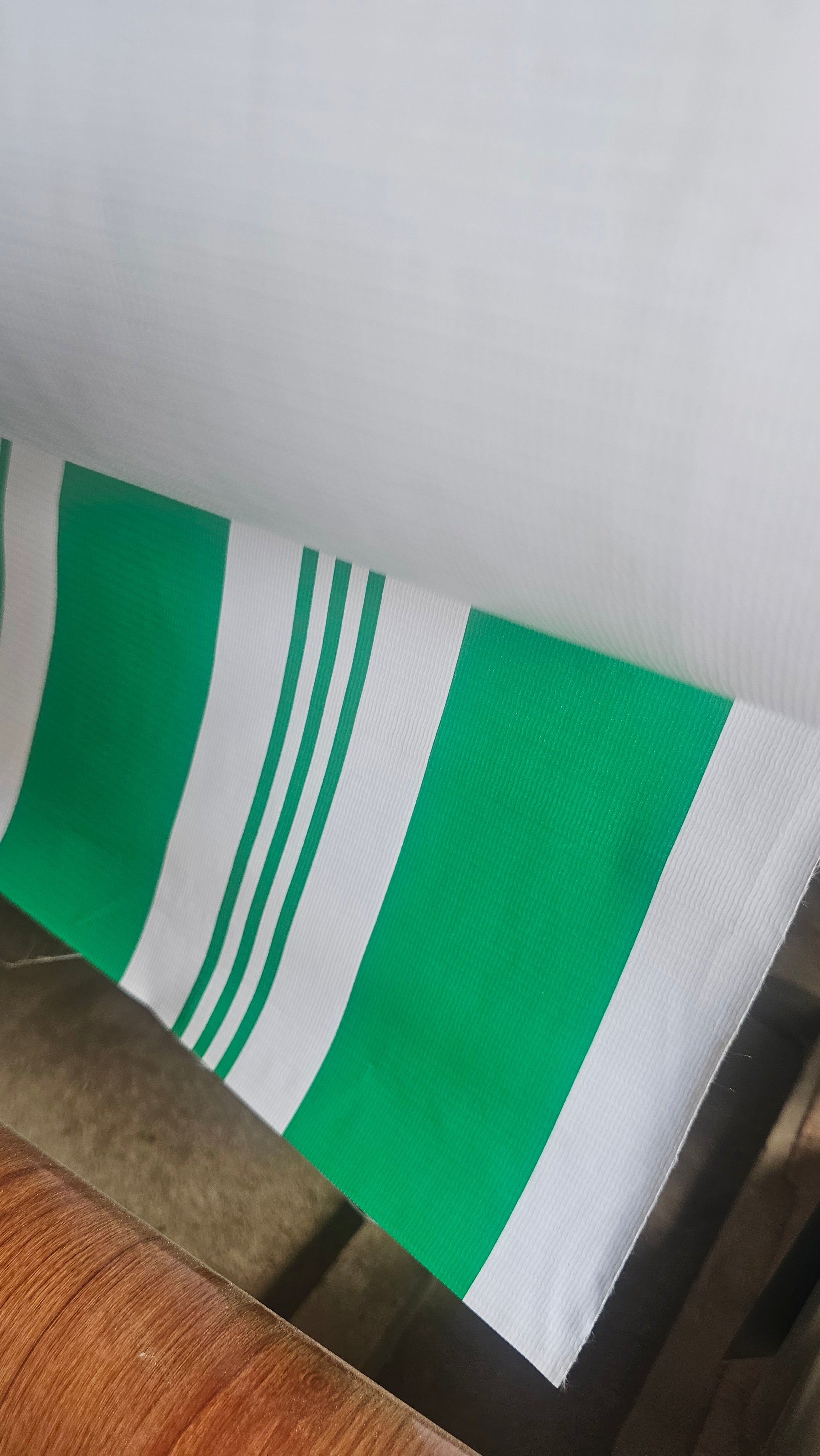 Trapal Single-Stripe Green/White