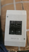Safety Breaker regular 15A with socket (OMNI)