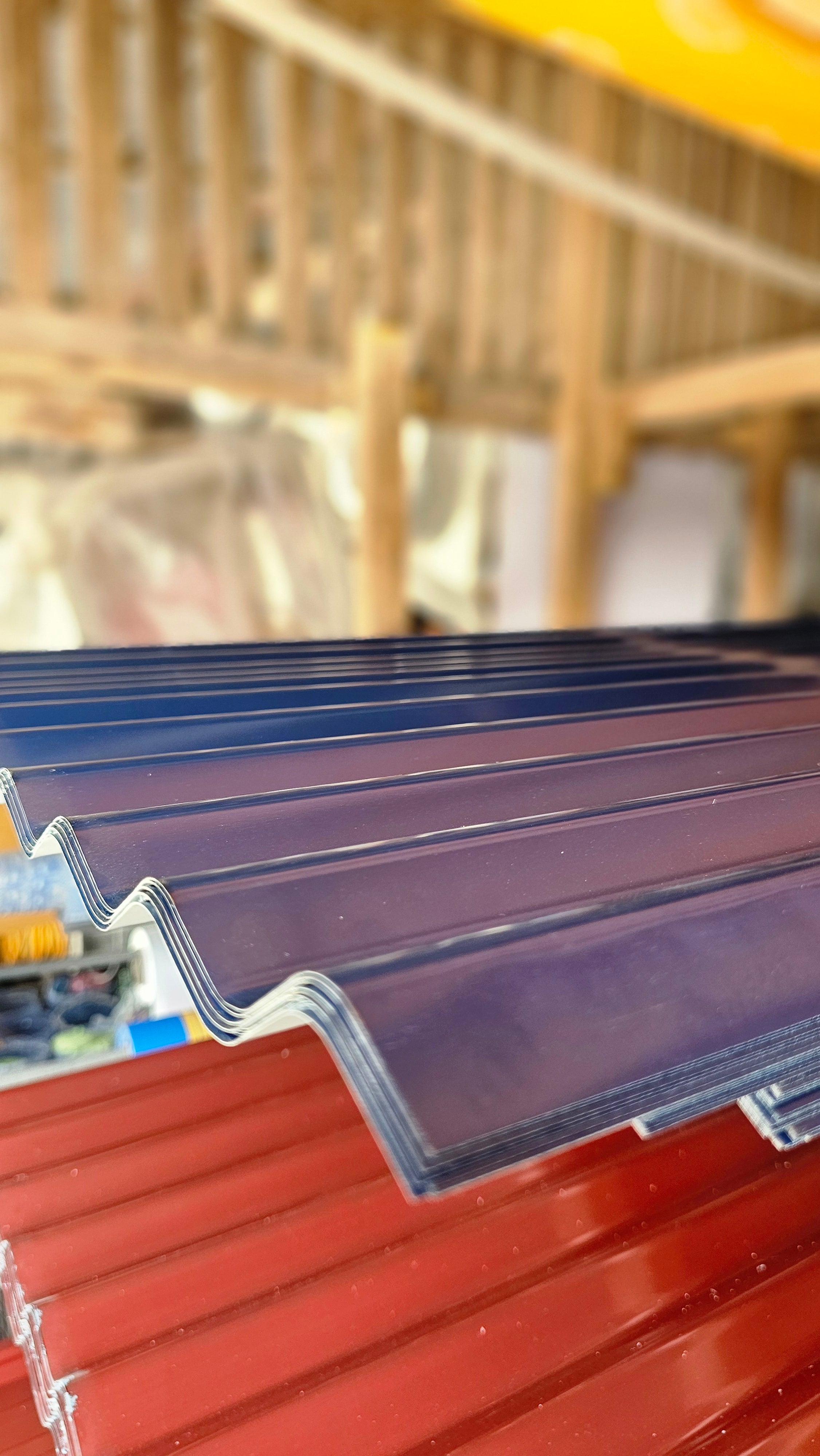 CORROGATED ROOFING GI (blue) g0.50 x 10'
