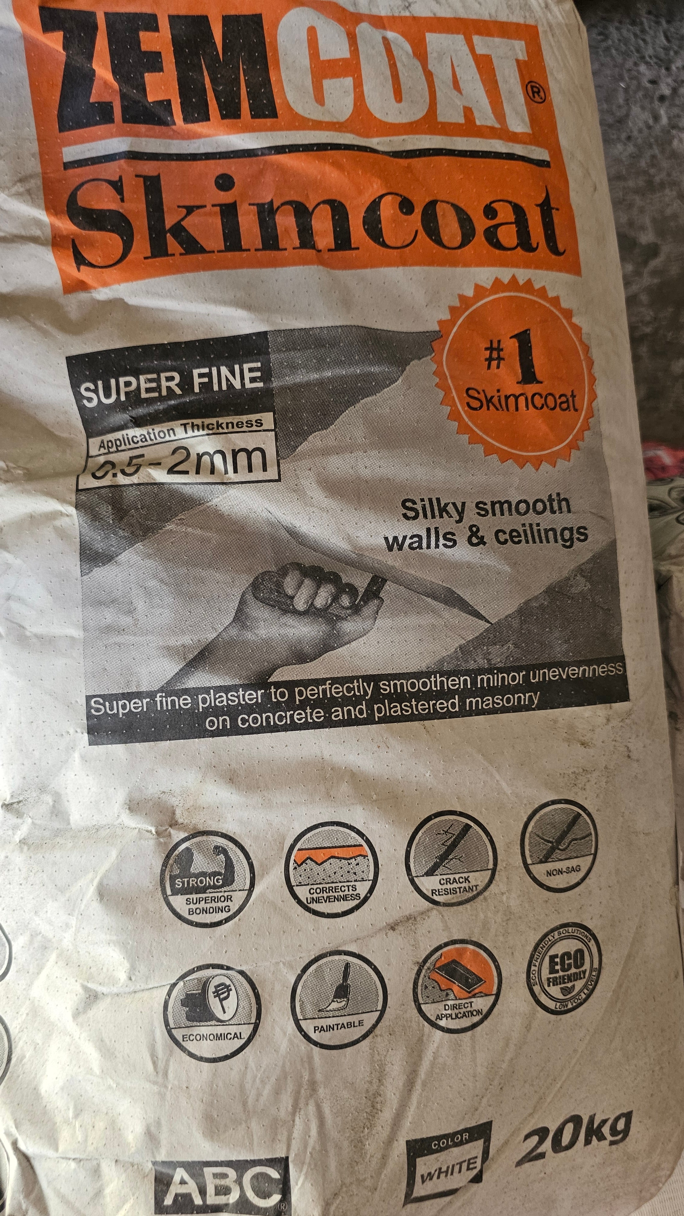 Skimcoat-Zemcoat (20kg)