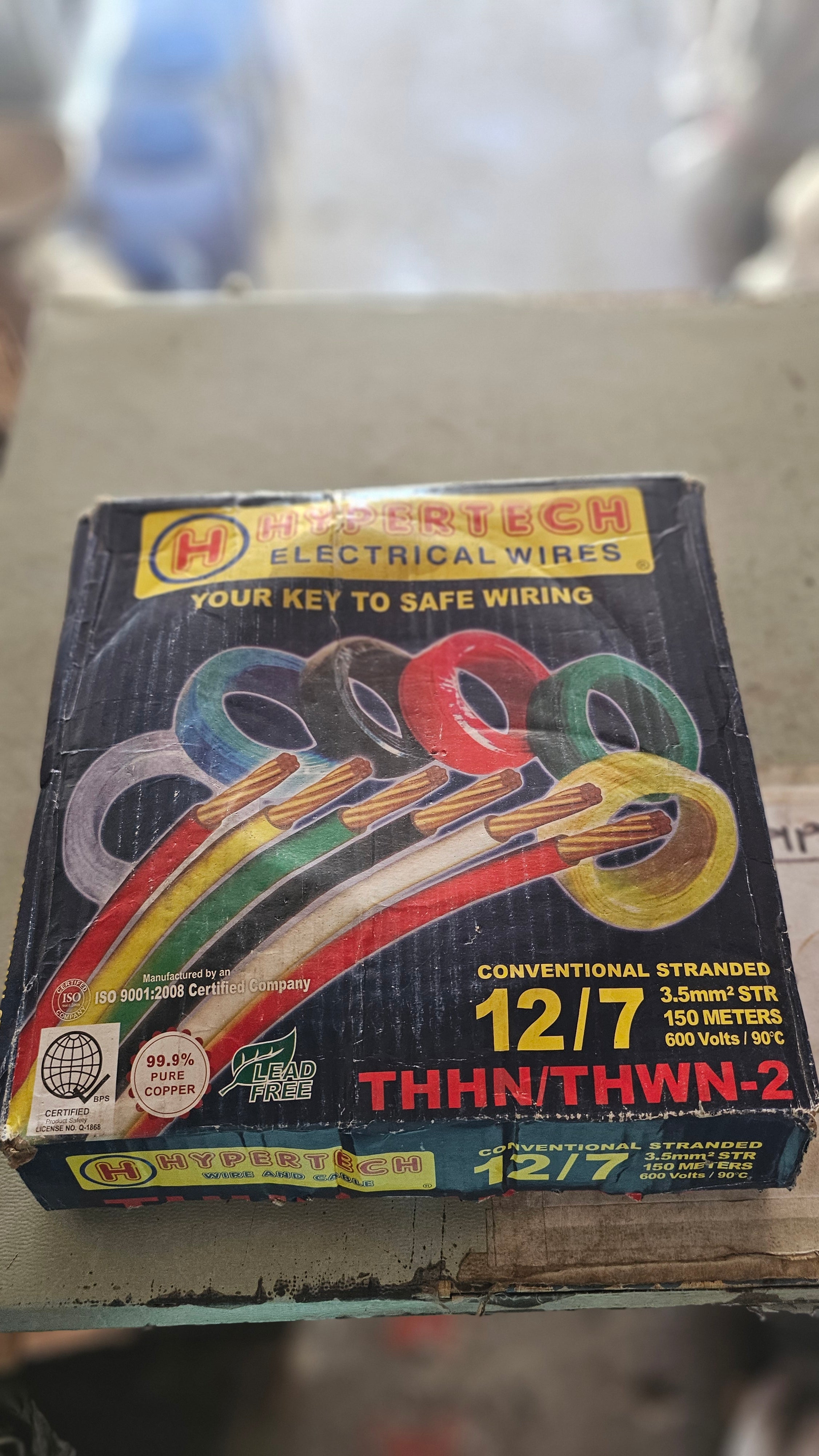 THHN stranded wire (HYPERTECH) 12/7 /meter